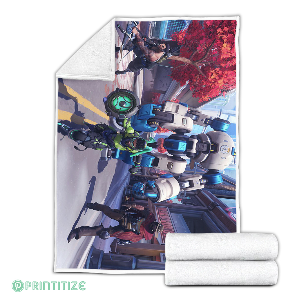 Overwatch 2 Out Fleece Blanket