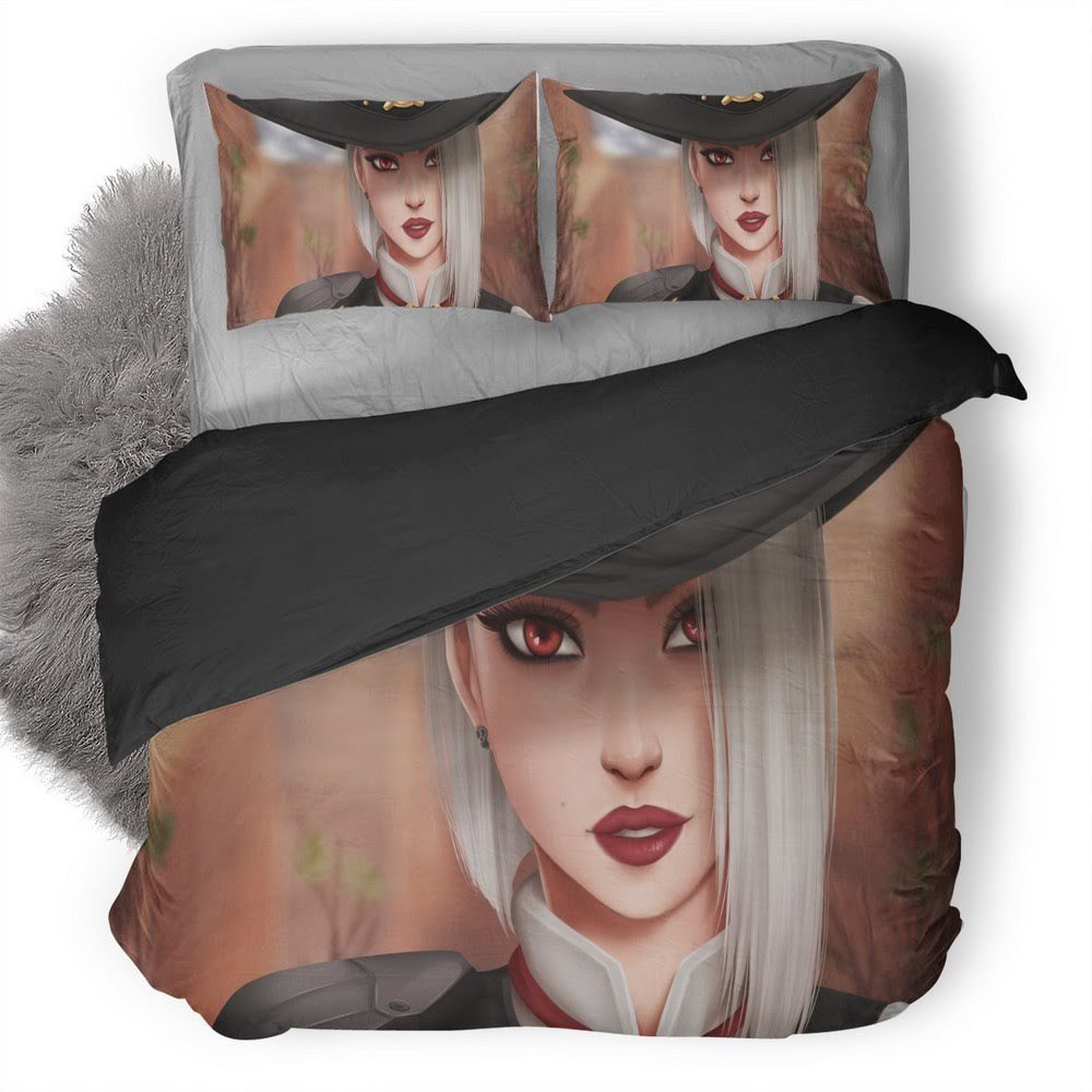Overwatch Ashe 3D Customized Duvet Cover Bedding Set