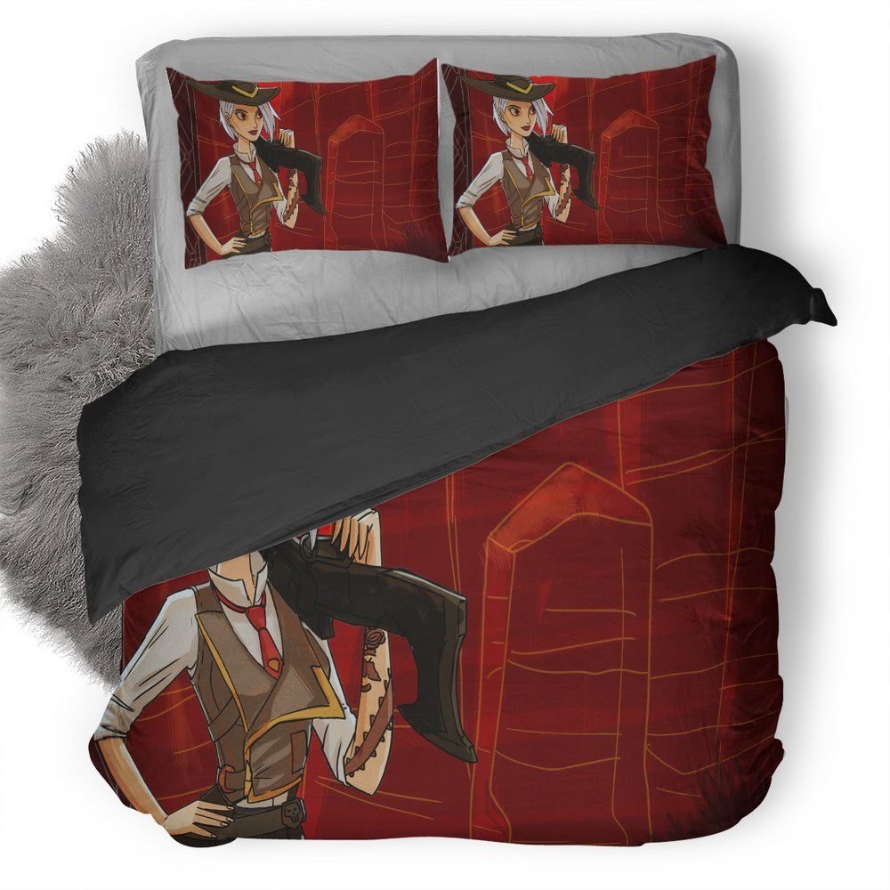 Overwatch Ashe 3D Customized Duvet Cover Bedding Set