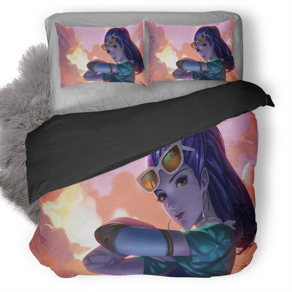 Overwatch Cote Dazur Widowmaker 3D Customized Duvet Cover Bedding Set