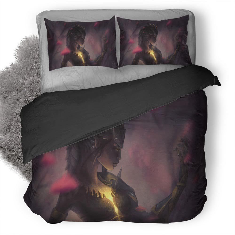 Overwatch Dragon Symmetra 3D Customized Duvet Cover Bedding Set