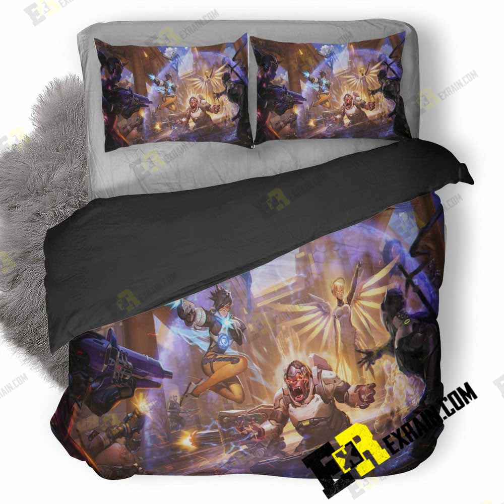 Overwatch Game Artwork Do 3D Customized Duvet Cover Bedding Set