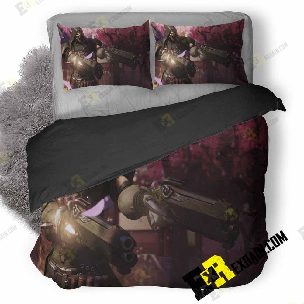 Overwatch Game Wallpaper 3D Customized Duvet Cover Bedding Set