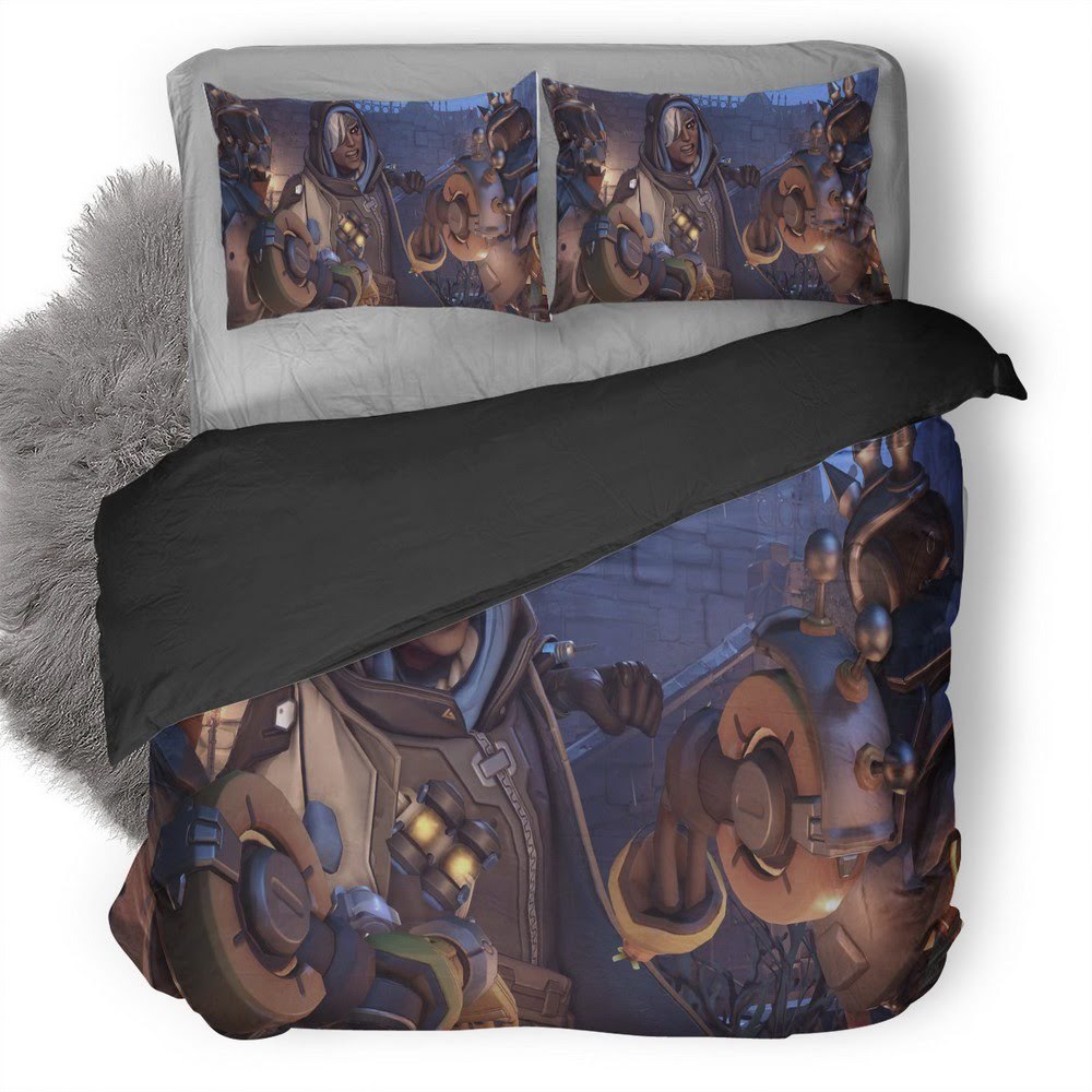 Overwatch Halloween 3D Customized Duvet Cover Bedding Set