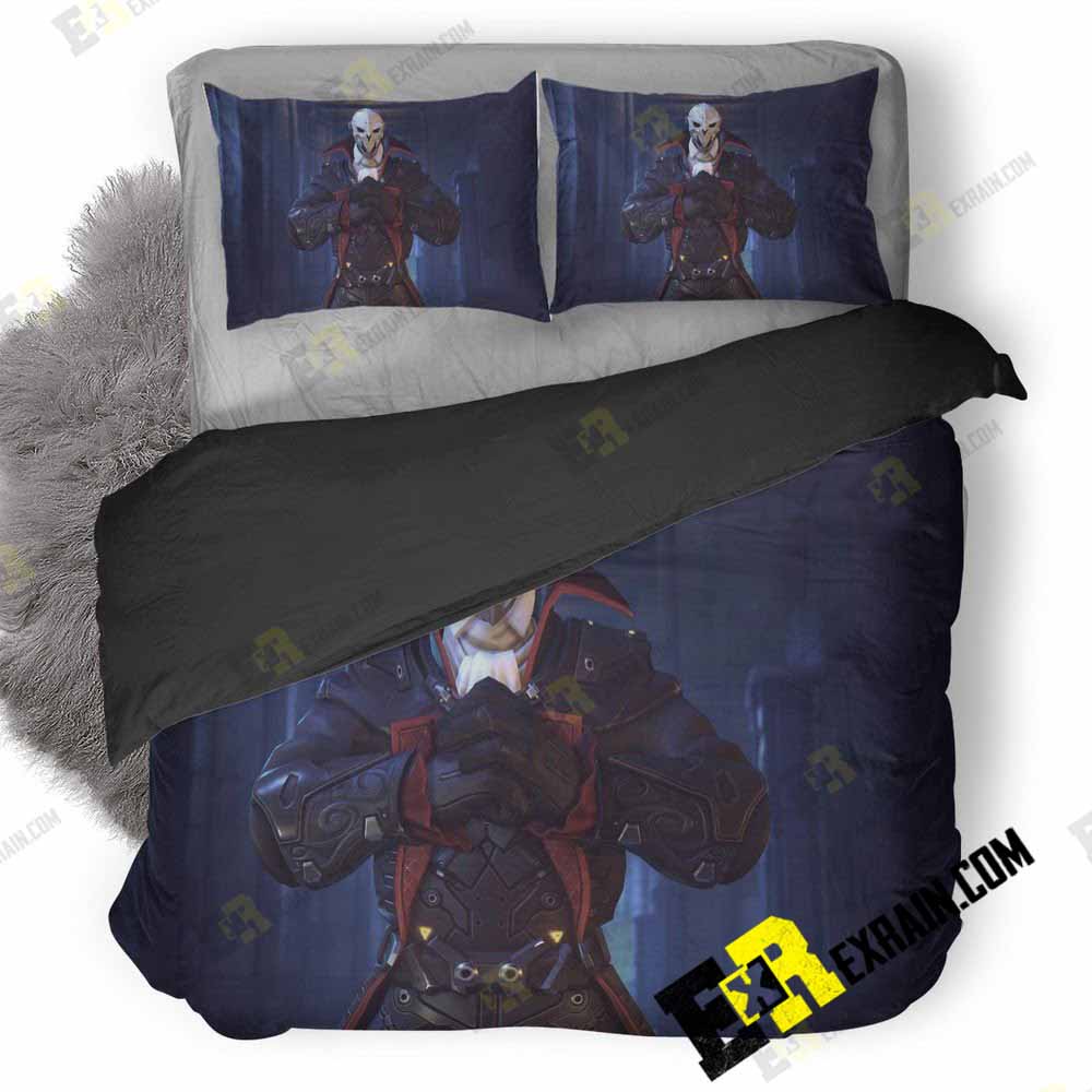Overwatch Halloween L8 3D Customized Duvet Cover Bedding Set