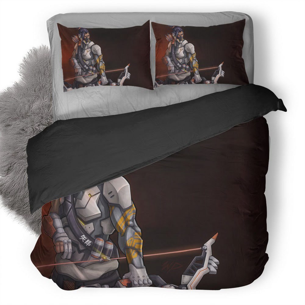 Overwatch Hanzo 3D Customized Duvet Cover Bedding Set