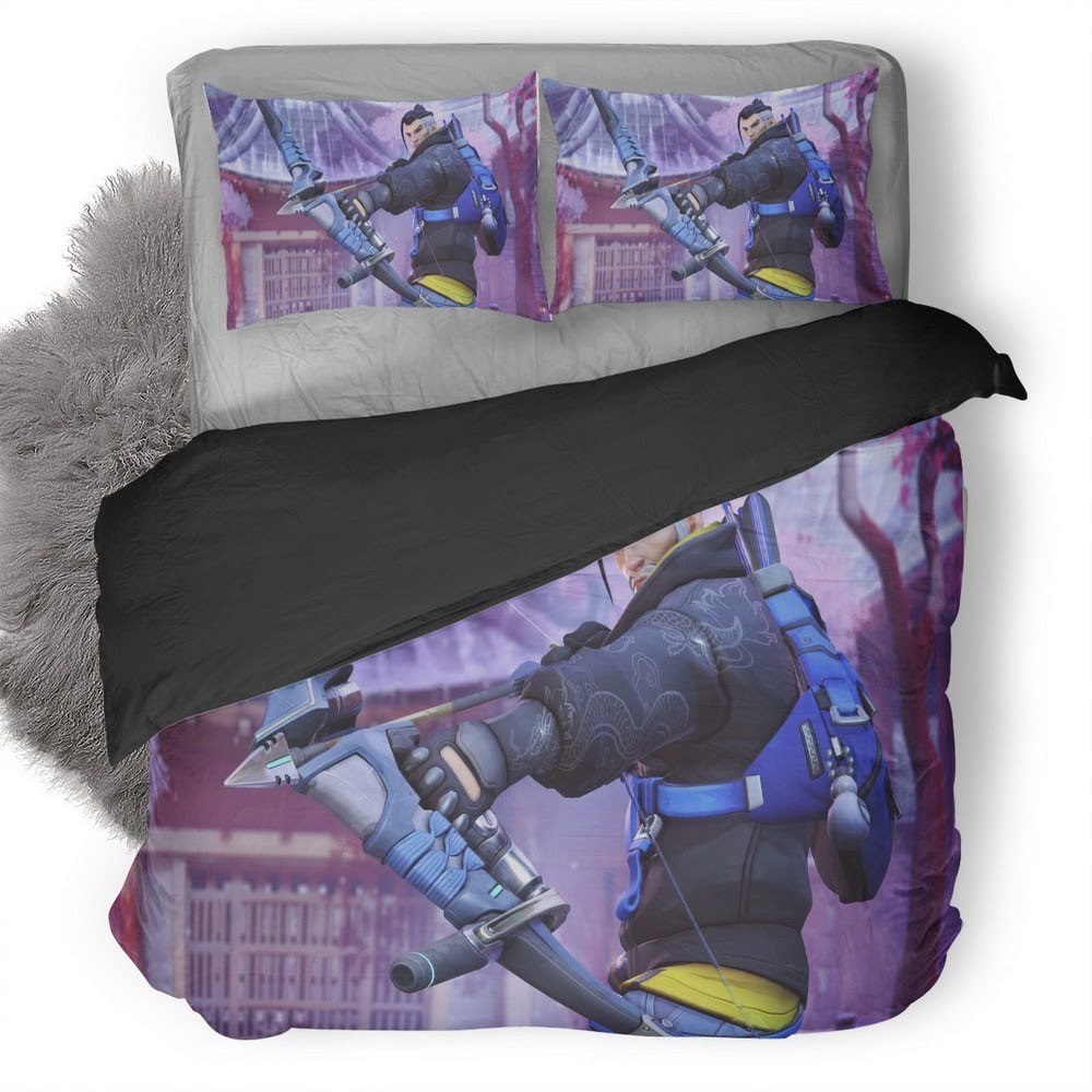 Overwatch Hanzo 3D Customized Duvet Cover Bedding Set