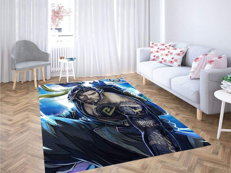 Overwatch Hanzo Carpet Rectangle Rug