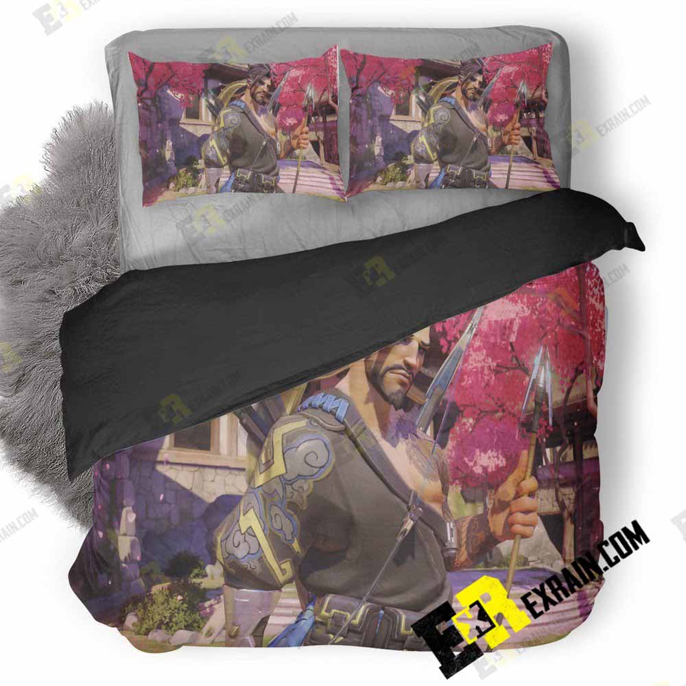 Overwatch Hanzo Lu 3D Customized Duvet Cover Bedding Set