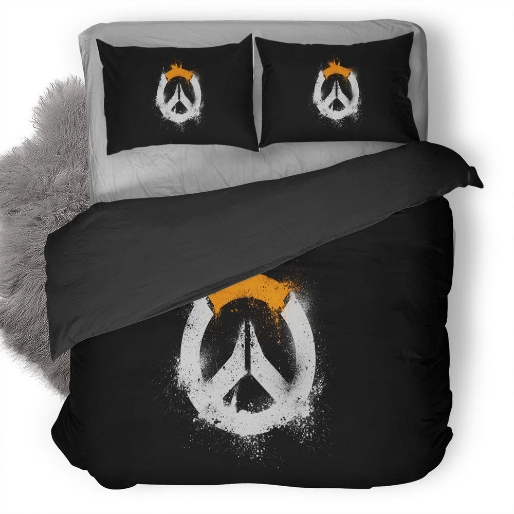 Overwatch Logo 3D Customized Duvet Cover Bedding Set