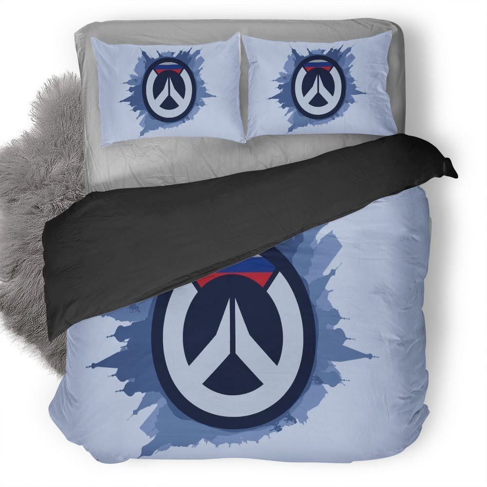 Overwatch Logo 3D Customized Duvet Cover Bedding Set