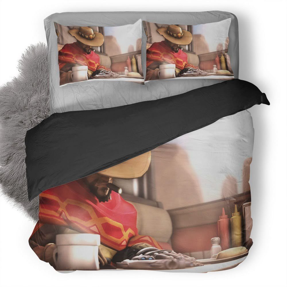 Overwatch Mccree 3D Customized Duvet Cover Bedding Set