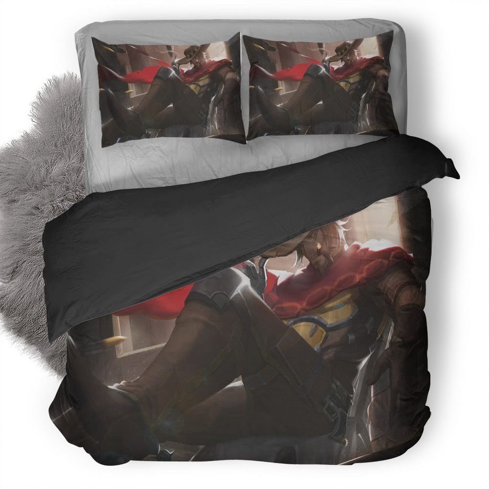 Overwatch Mccree 3D Customized Duvet Cover Bedding Set
