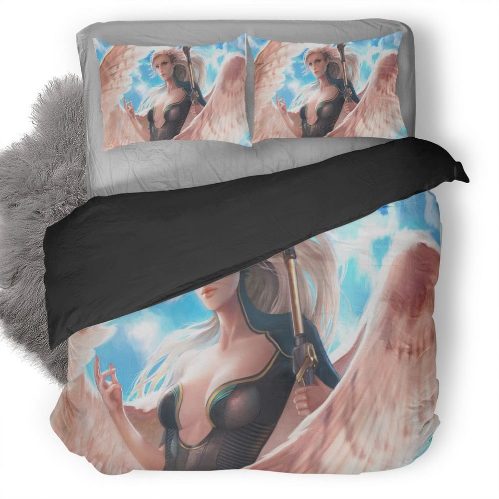 Overwatch Mercy 36 3D Customized Duvet Cover Bedding Set