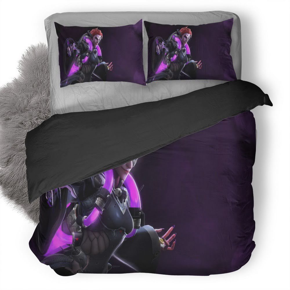 Overwatch Moira 3D Customized Duvet Cover Bedding Set