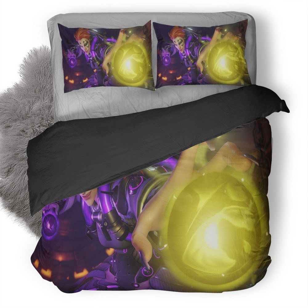Overwatch Moira 3D Customized Duvet Cover Bedding Set