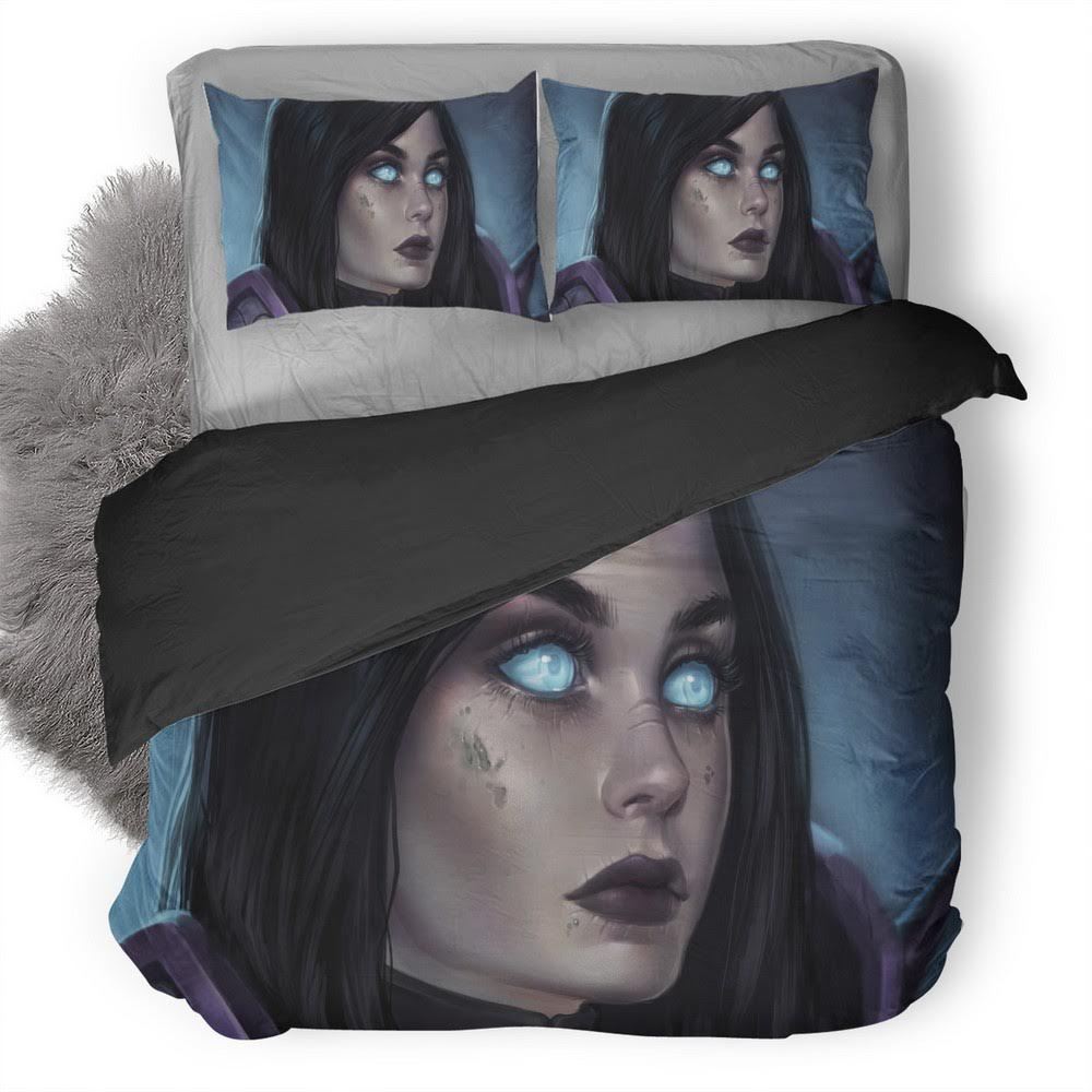 Overwatch Pharah 3D Customized Duvet Cover Bedding Set
