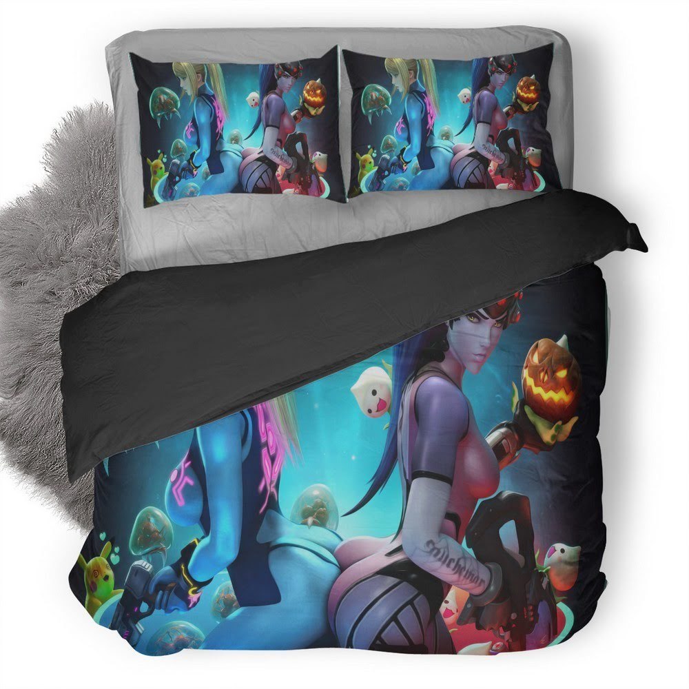 Overwatch Samus And Widowmaker 3D Customized Duvet Cover Bedding Set