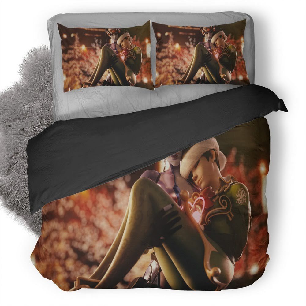 Overwatch Tracer And Widowmaker 3D Customized Duvet Cover Bedding Set