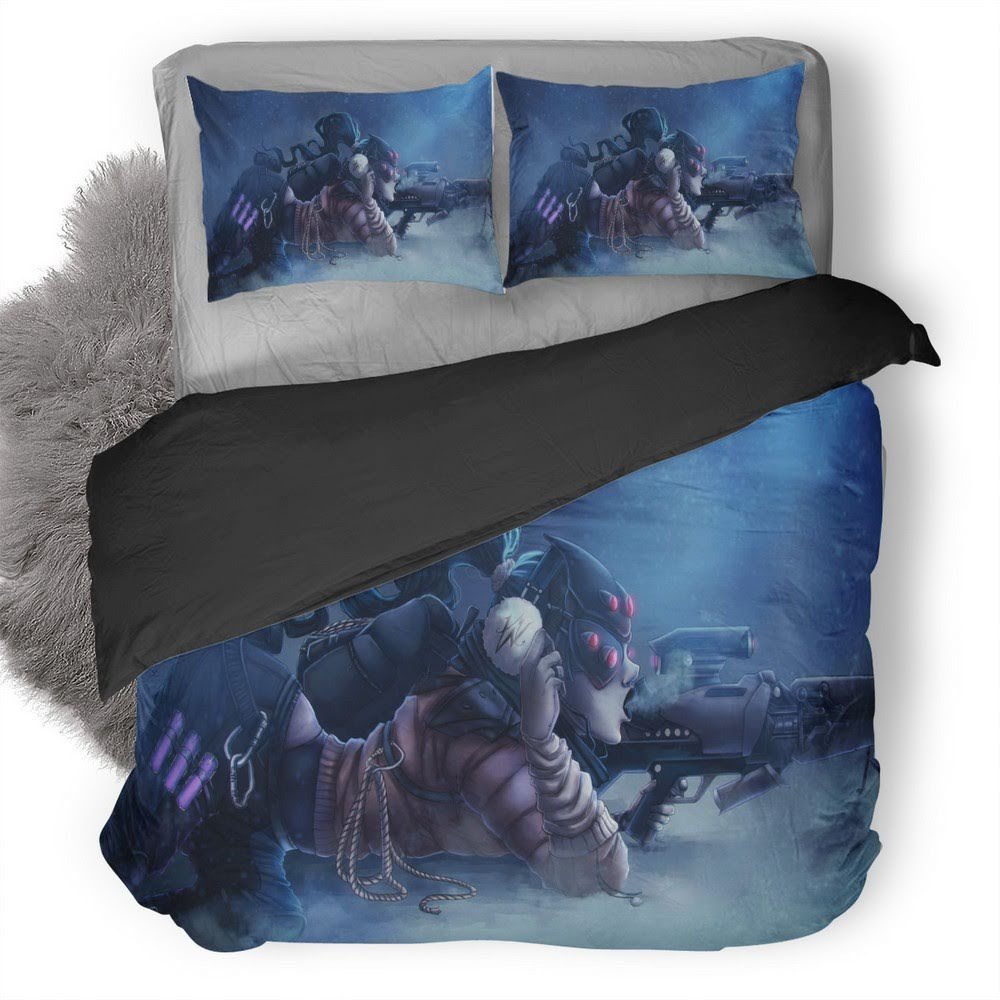Overwatch Widowmaker 12 3D Customized Duvet Cover Bedding Set