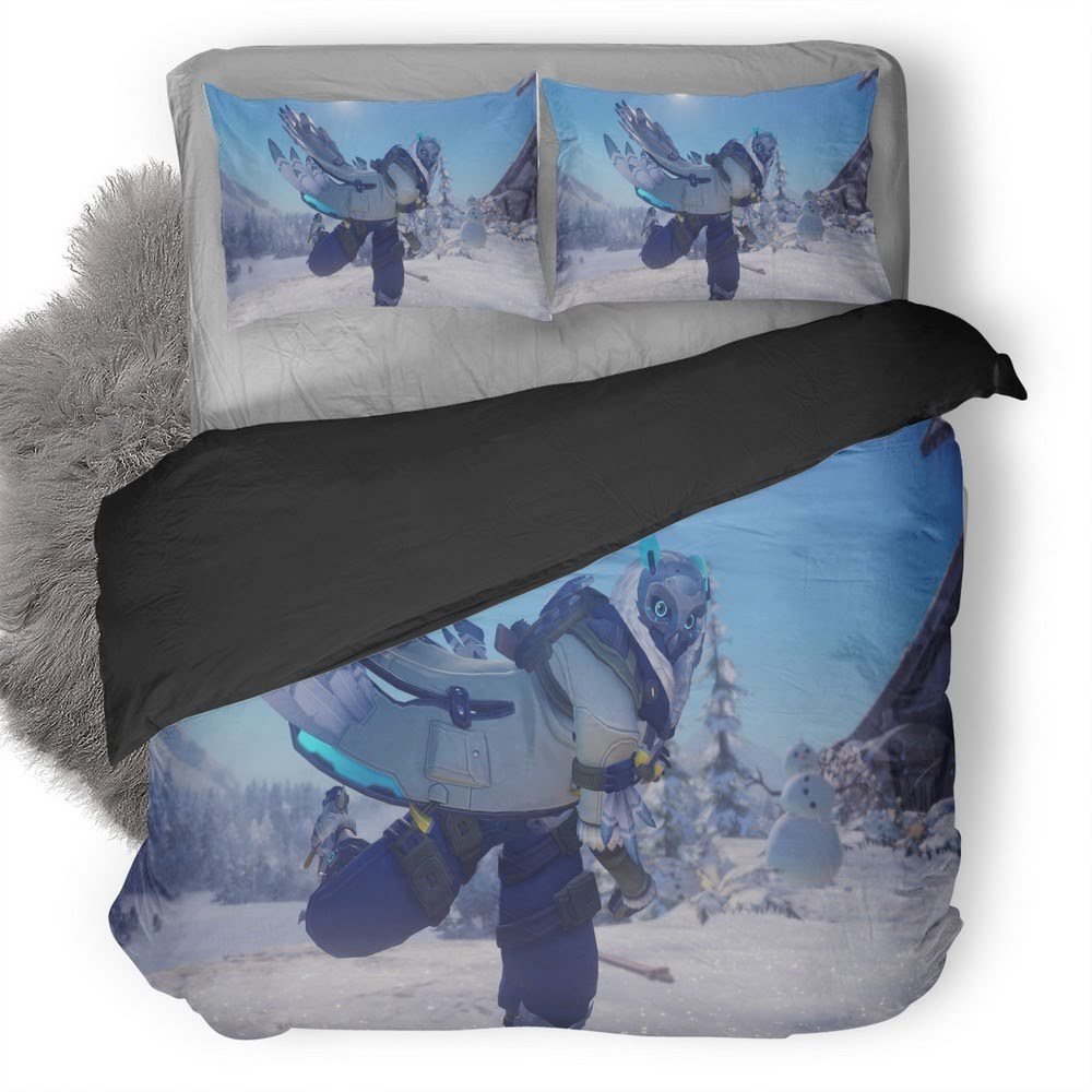 Overwatch Winter Wonderland 3D Customized Duvet Cover Bedding Set
