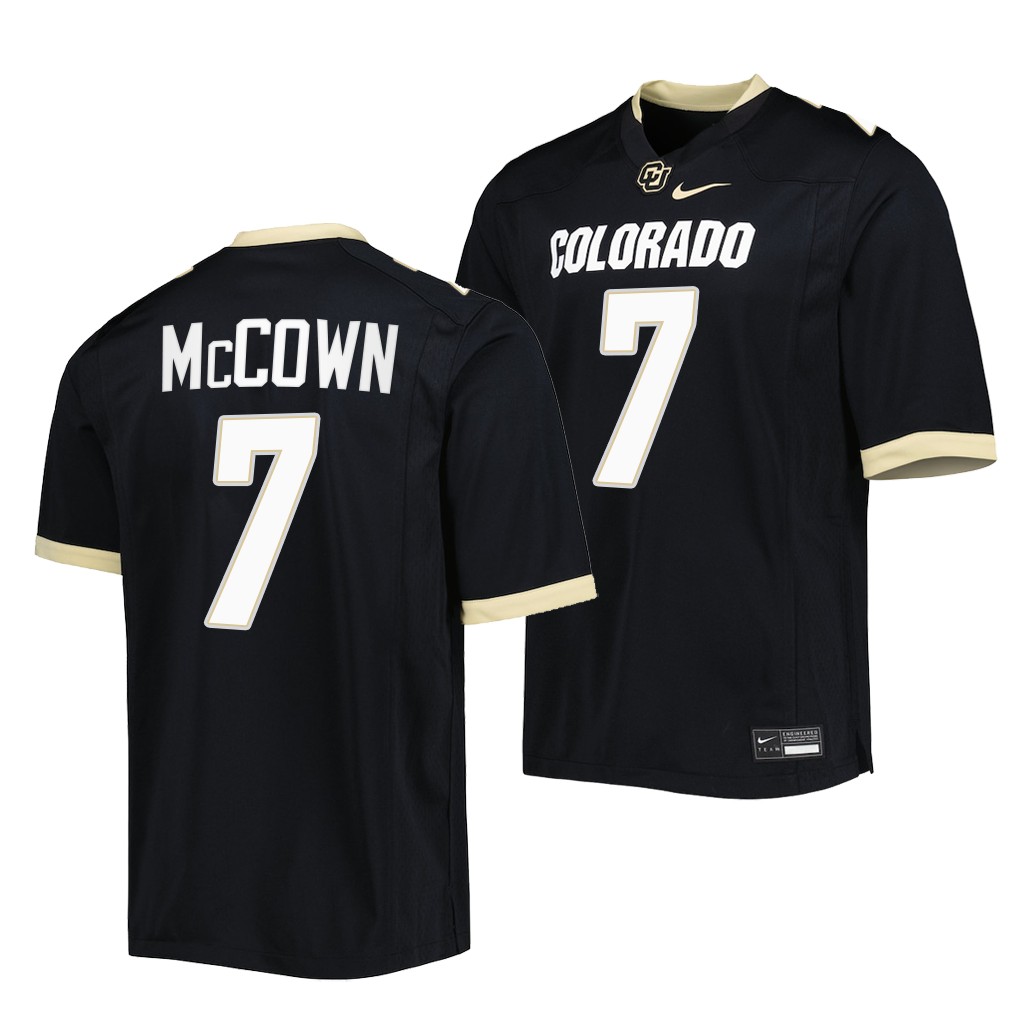 Owen McCown Colorado Buffaloes Untouchable Jersey Men's Black #7 Uniform