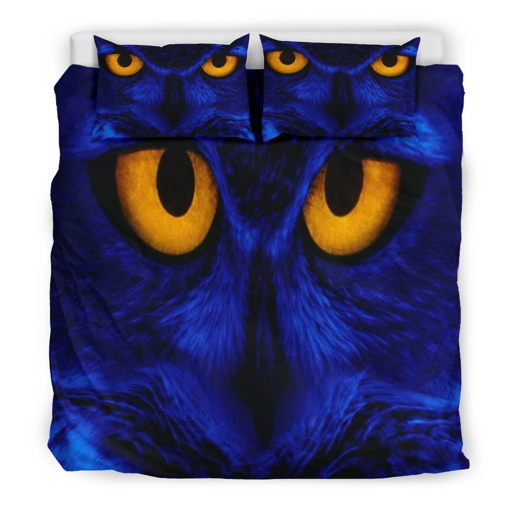 Owl Eyes Doona Duvet Cover Bedding Set