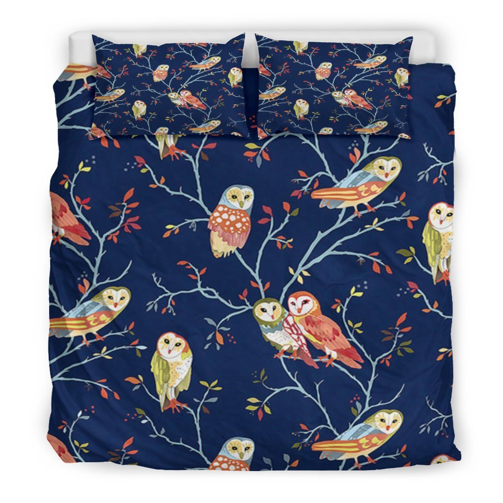 Owls 1 Duvet Cover Bedding Set