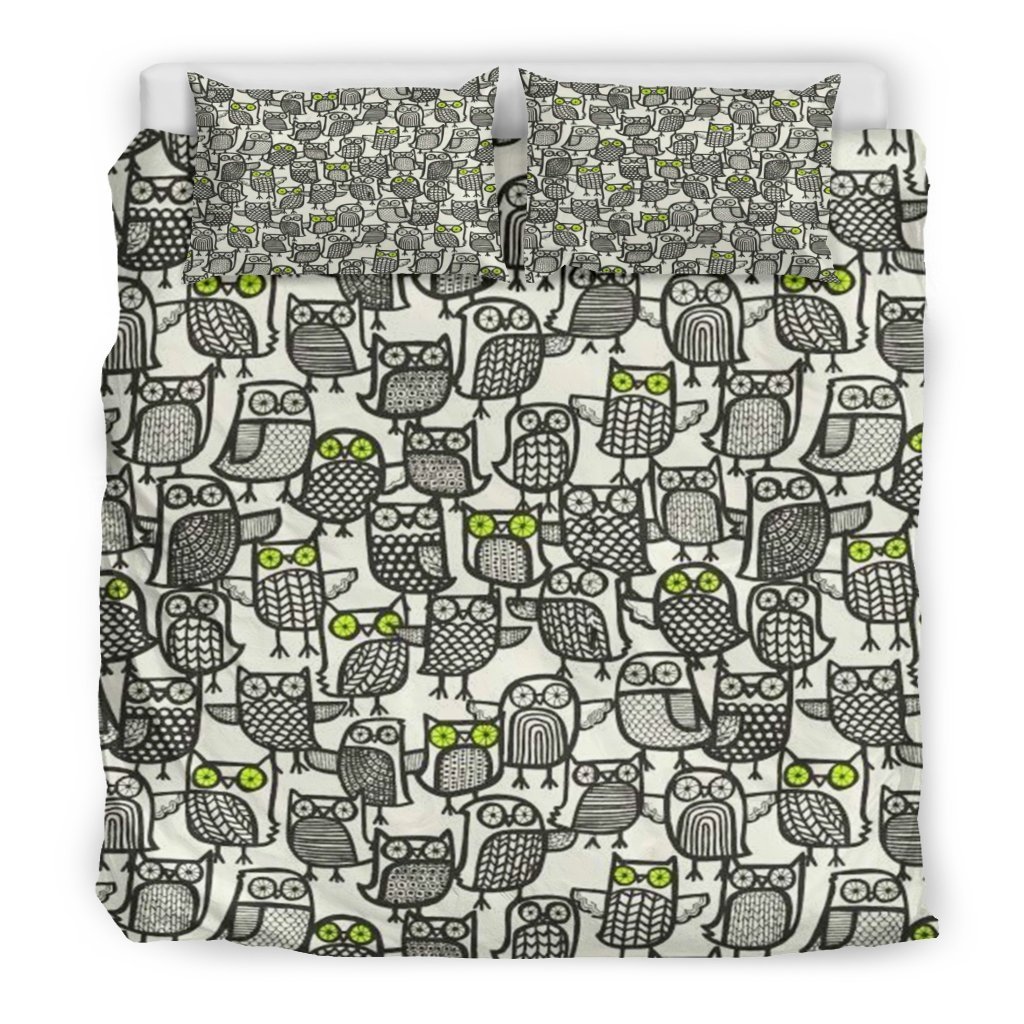 Owls Duvet Cover Bedding Set