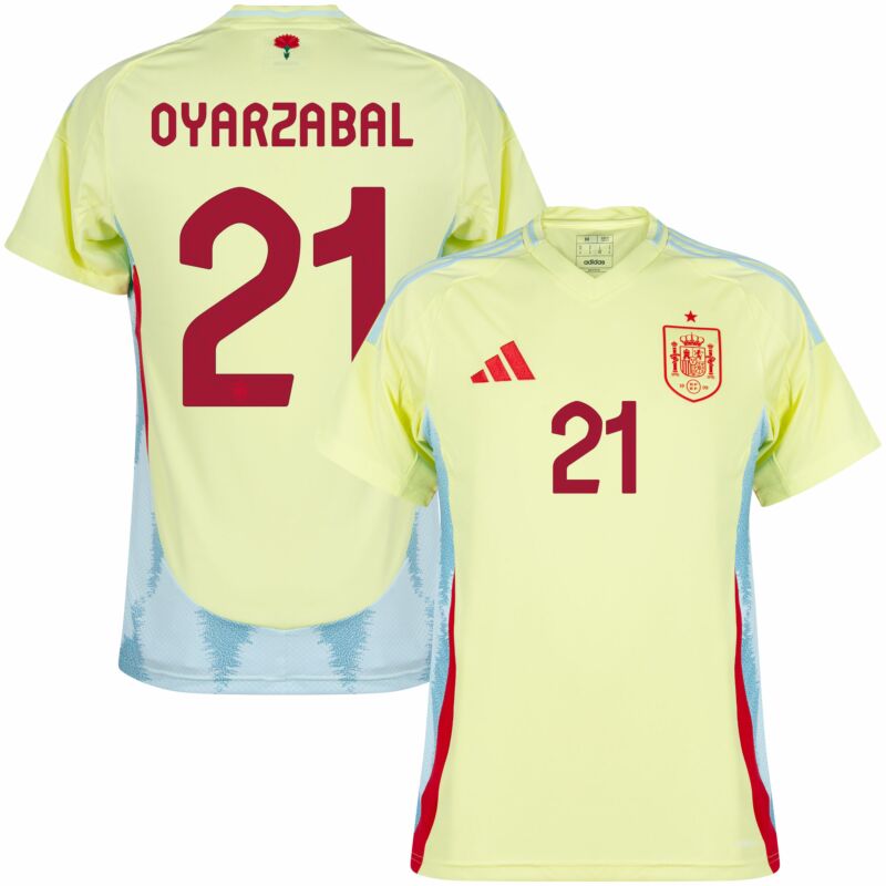Oyarzabal Men's Spain 2024 Stadium Away Soccer Jersey