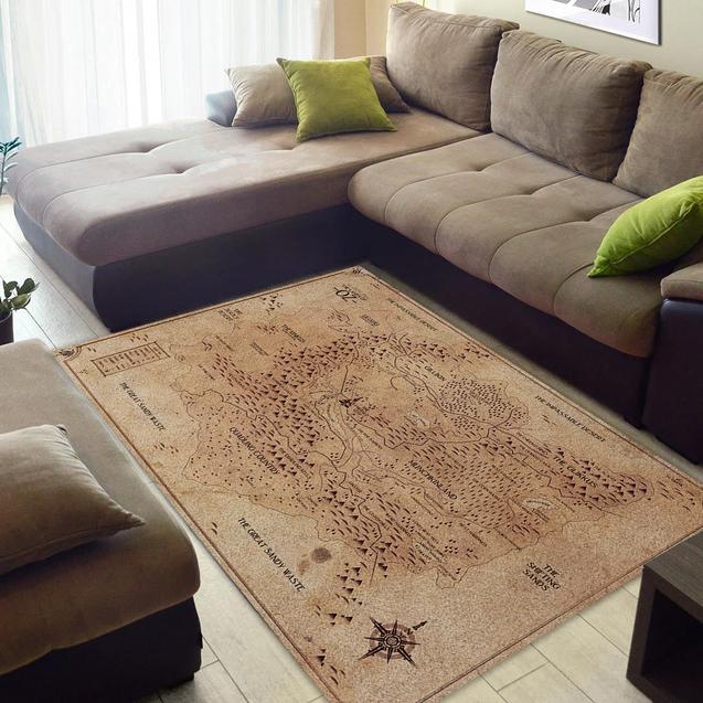 Oz Map Area Rectangle Rug