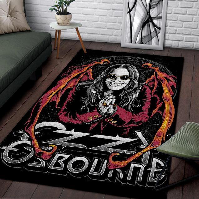 Ozzy Osbourne Area Rectangle Rug