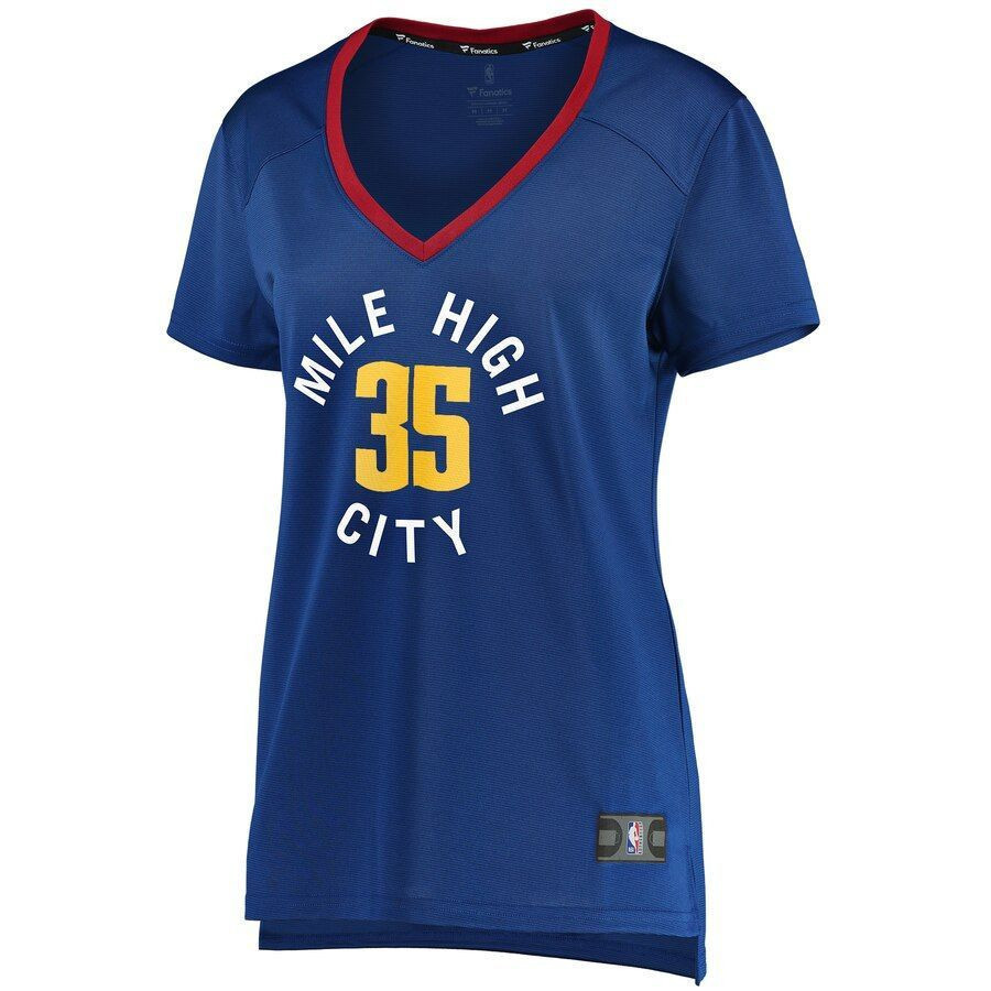 P.j. Dozier Denver Nuggets Women’s Fast Break Player Jersey – Statement Edition – Blue