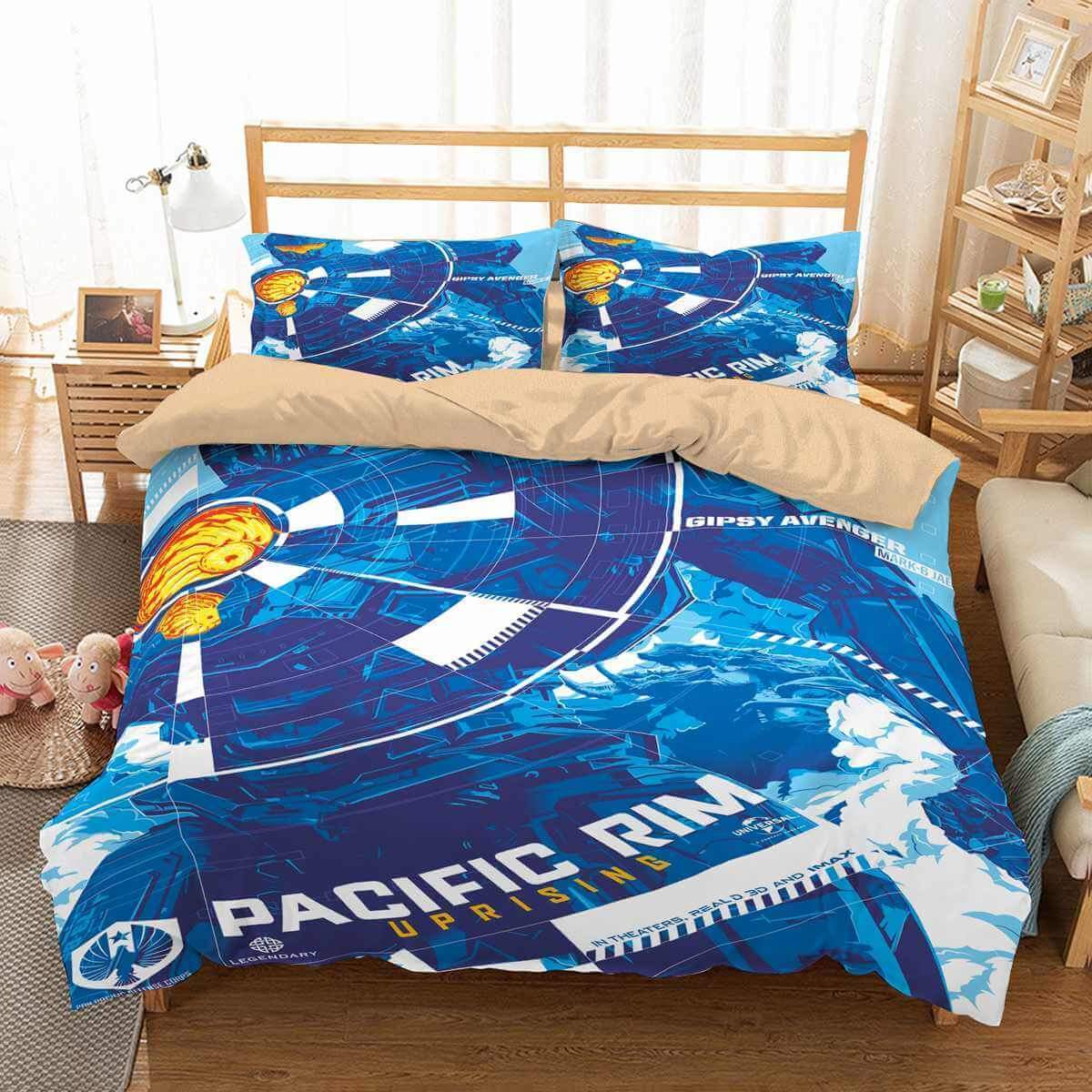 Pacific Rim Uprising 10 3D Customized Duvet Cover Bedding Set