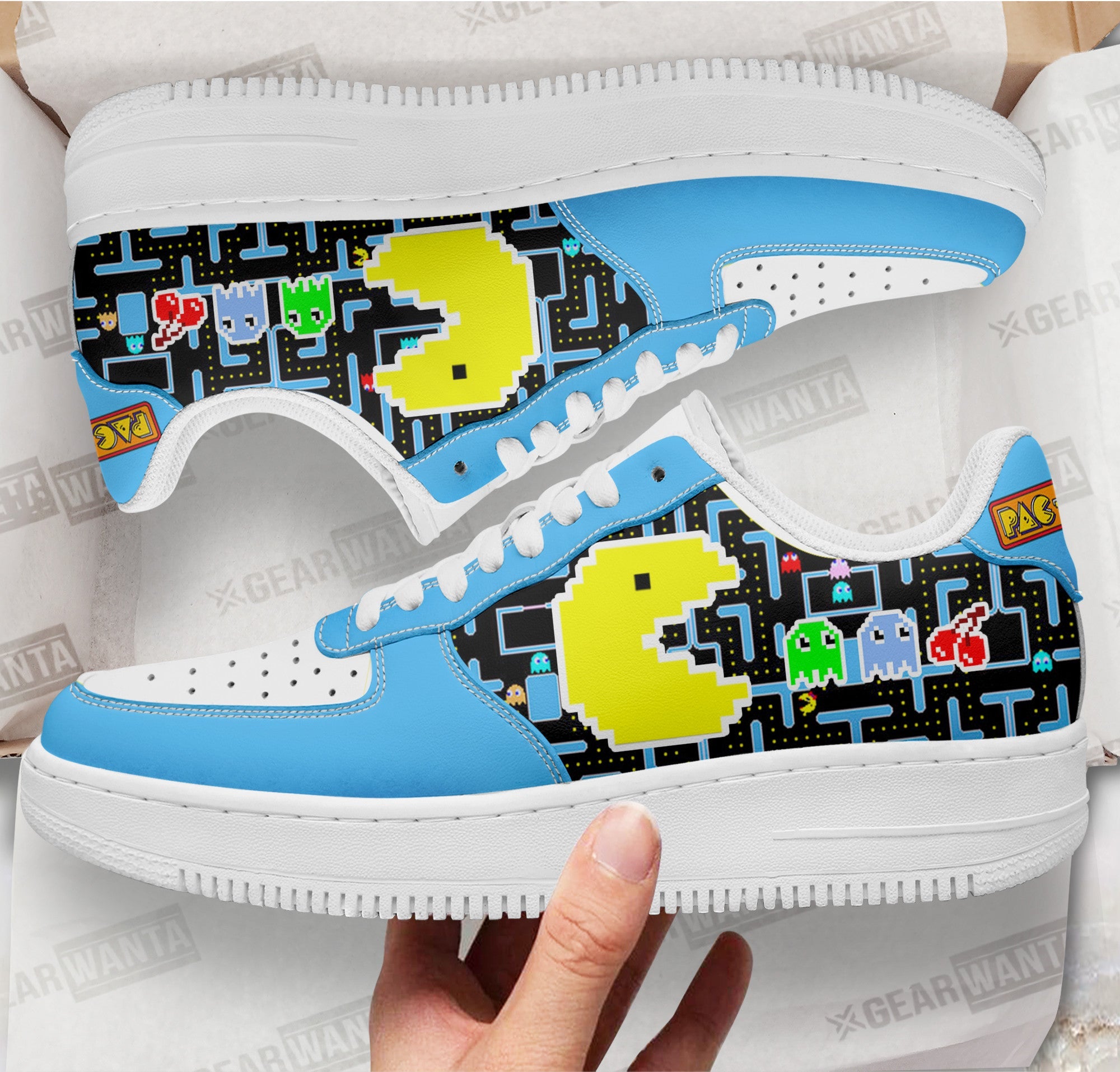 Pacman Air Sneakers Custom For Gamer Shoes