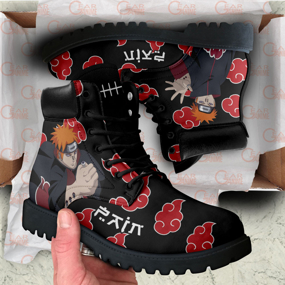 Pain Boots Custom Shoes For Anime Fans