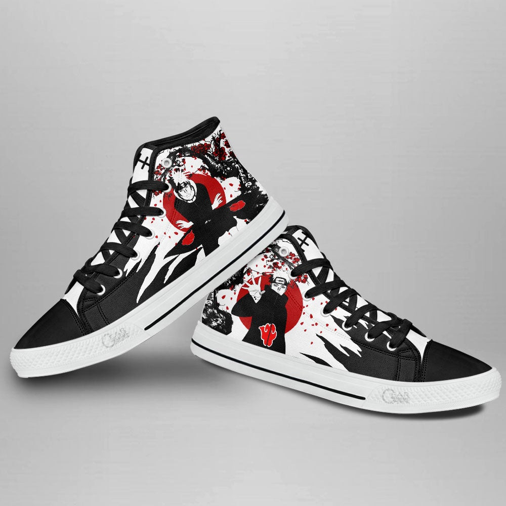 Pain High Top Shoes Custom NRT Anime Sneakers Japan Style