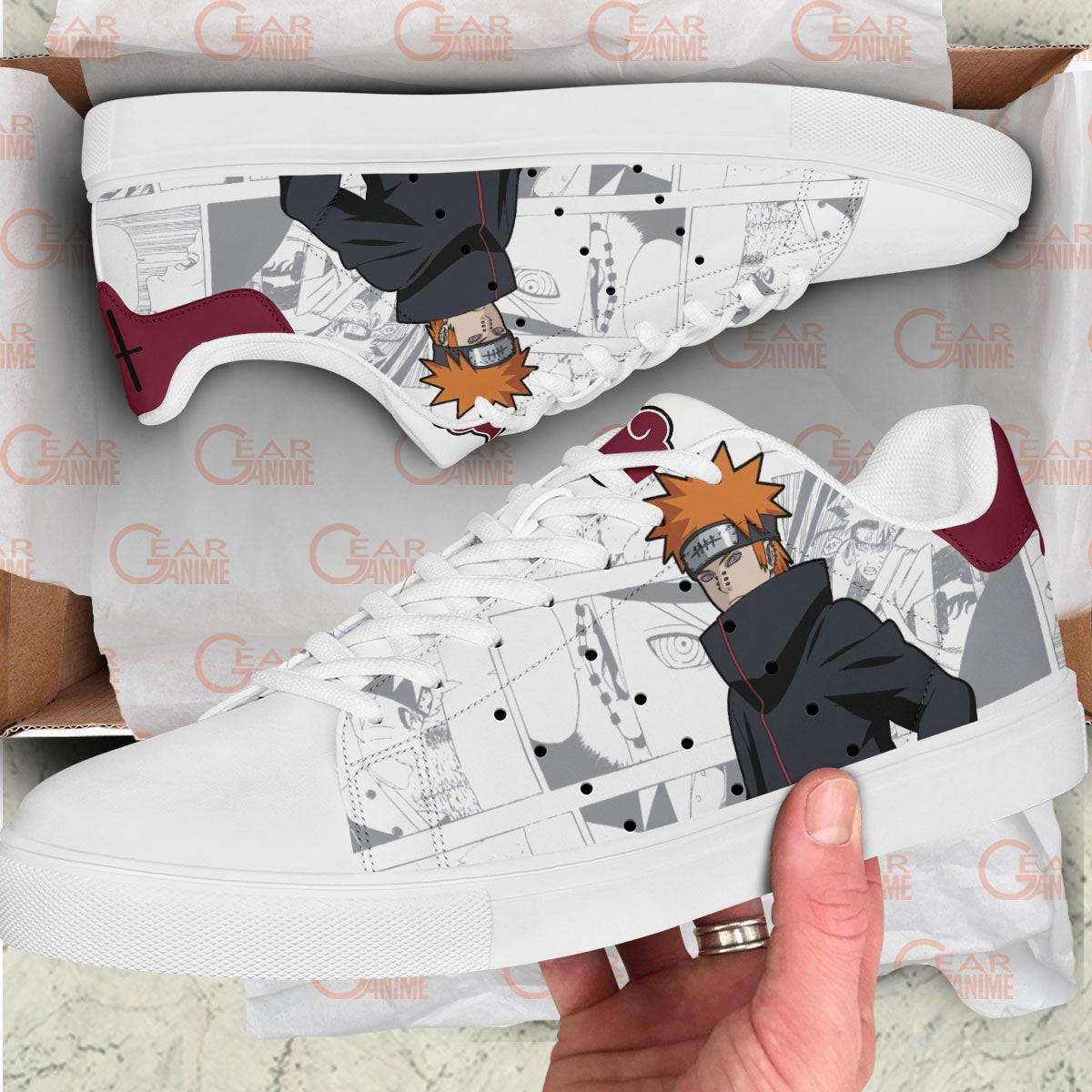 Pain Skate Sneakers Custom NRT Anime Shoes