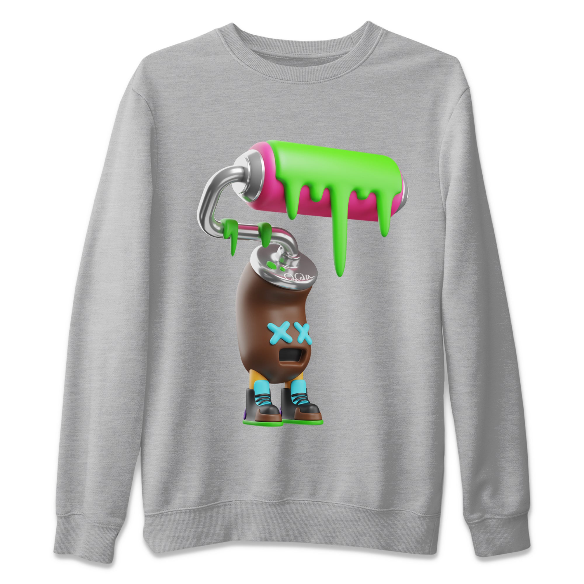 Paint Roller Unisex Sweater – Air Force 1 Undefeated Fauna Brown, Sneakers Matching Sweater