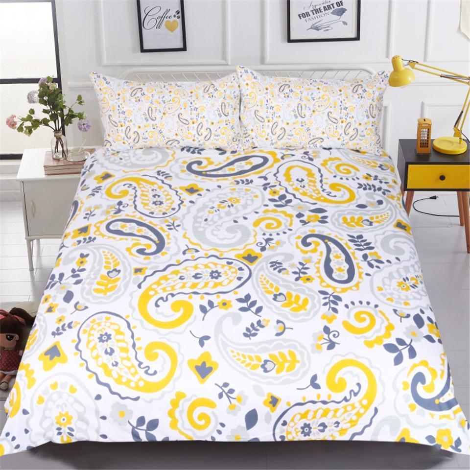 Paisley 3D Customized Duvet Cover Bedding Set