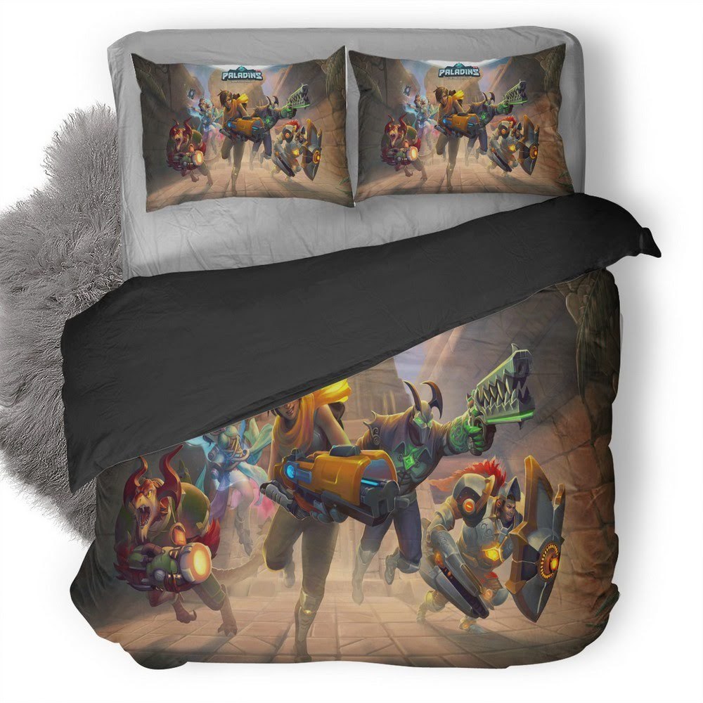 Paladins 3D Customized Duvet Cover Bedding Set