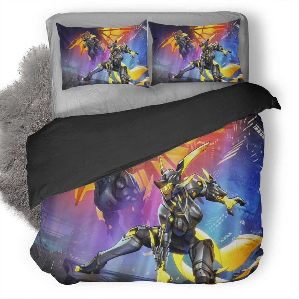 Paladins Atlas 3D Customized Duvet Cover Bedding Set