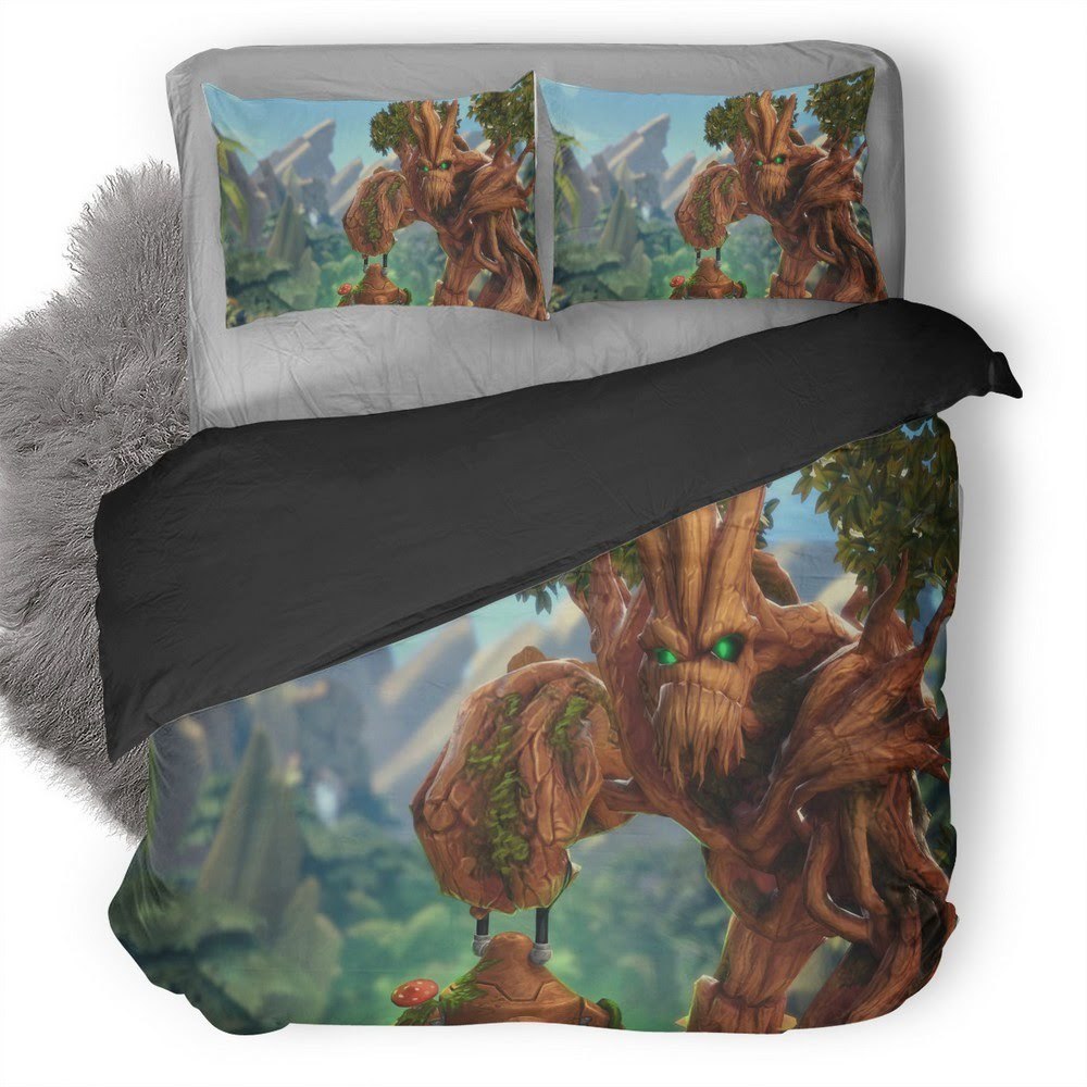 Paladins Grover Lobby 3D Customized Duvet Cover Bedding Set