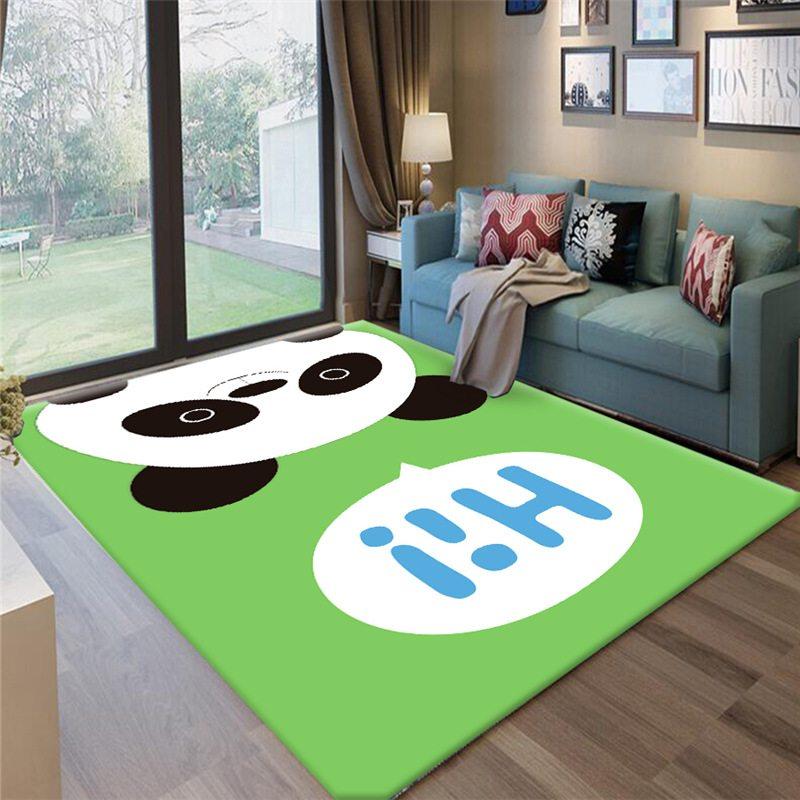 Panda Rectangle Rug – Custom Size And Printing