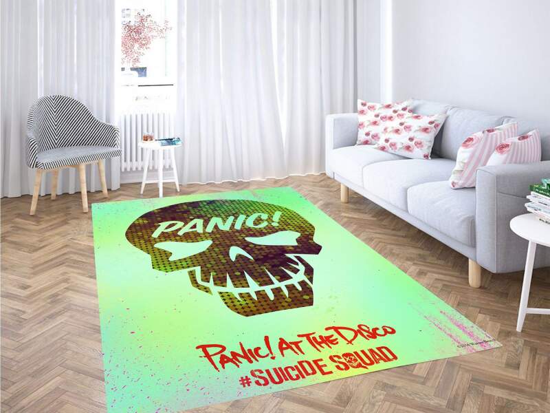 Panic At The Disco Suicide Squad Carpet Rectangle Rug