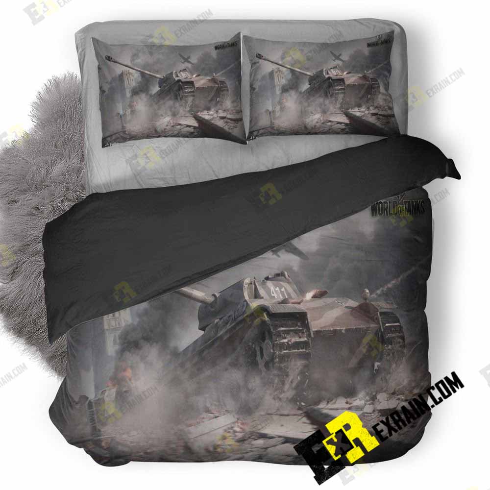 Panther World Of Tanks Hd 3D Customized Duvet Cover Bedding Set