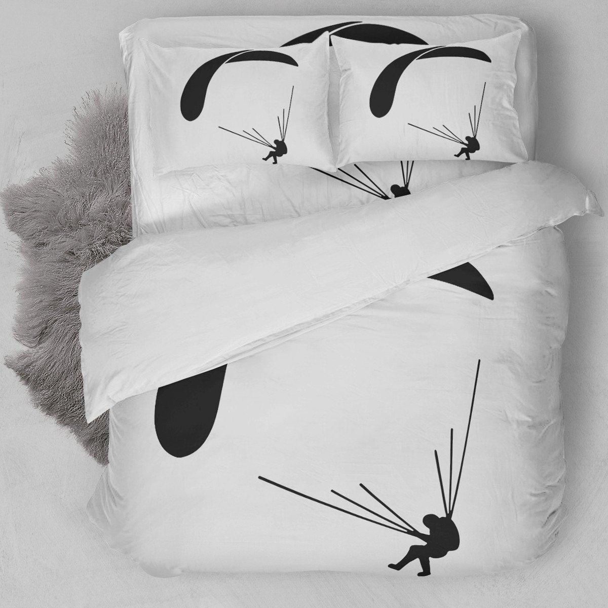 Paragliding Duvet Cover Bedding Set