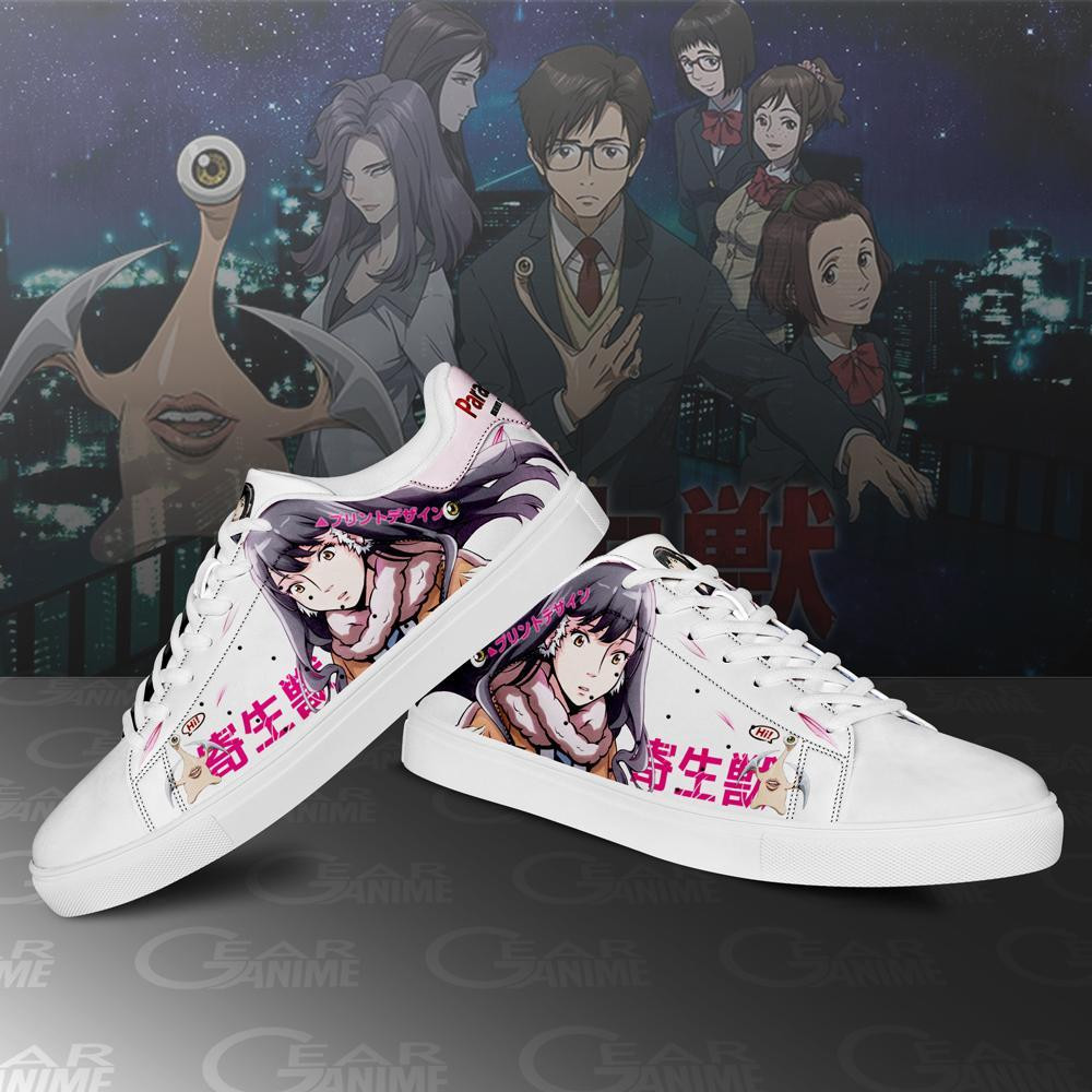 Parasyte Kana Kimishima Skate Sneakers Horror Anime Shoes
