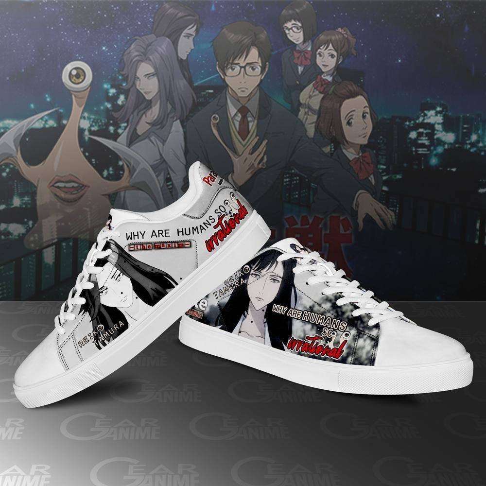 Parasyte Reiko Tamura Skate Sneakers Horror Anime Shoes