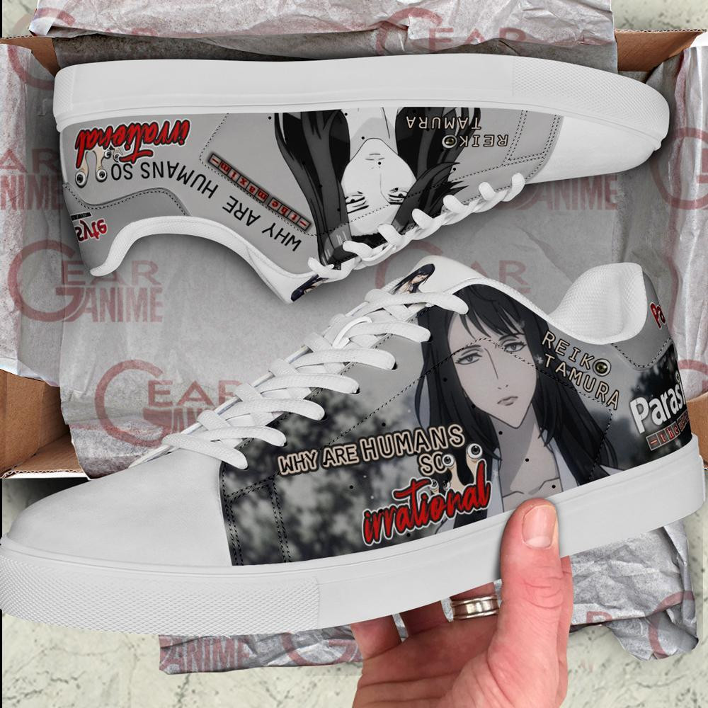 Parasyte Reiko Tamura Skate Sneakers Horror Anime Shoes